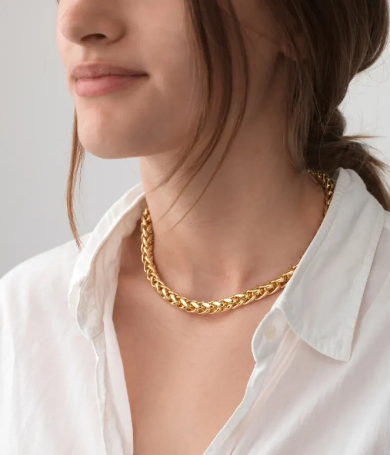 Jewellery | Necklaces-Anni Lu Liquid Gold Necklace