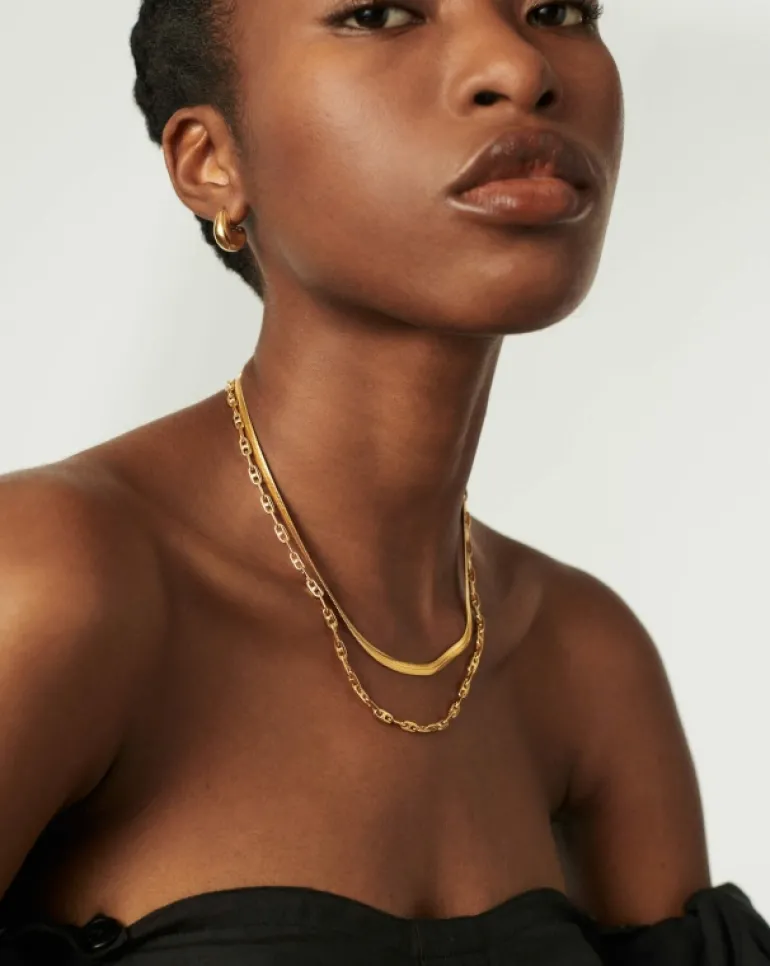 Jewellery | Necklaces-Missoma Long Mariner Chain in Gold