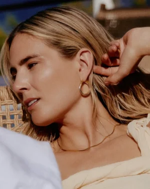 Jewellery | Earrings-Missoma Lucy Williams Entwine Large Hoop Earrings