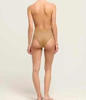 Swim & Resortwear-Oseree Lumiere One Piece in Toffee