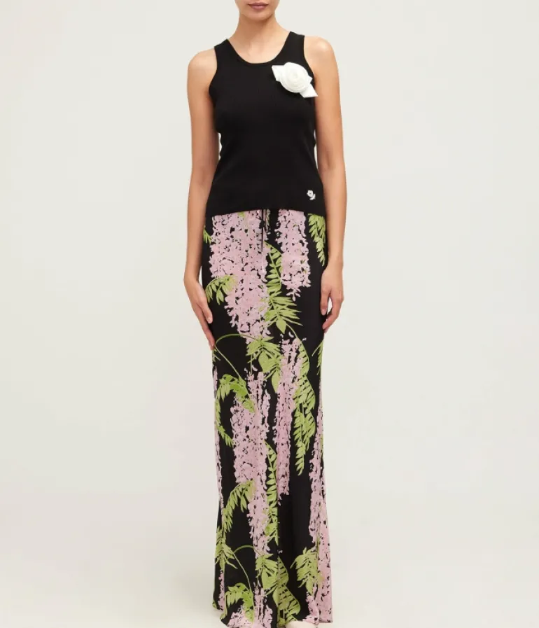 Tops-Bernadette Marcel Knit Scoop Tank in Black