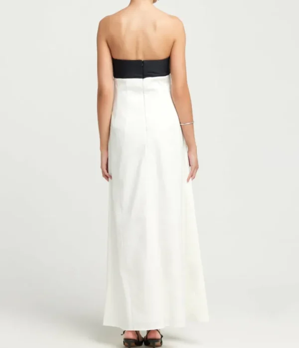 Dresses-Anna Quan Marcia Maxi Linen Dress in Ivory