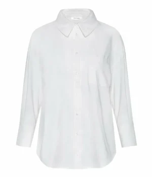 Tops-Anine Bing Mika Shirt in White