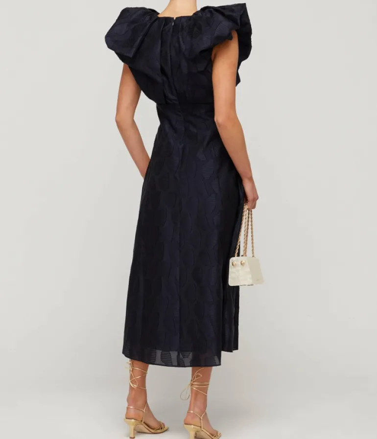 Dresses-Acler Morin Dress in French Navy