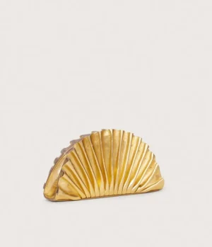 Bags-Cult Gaia Nala Mini Clutch in Gold