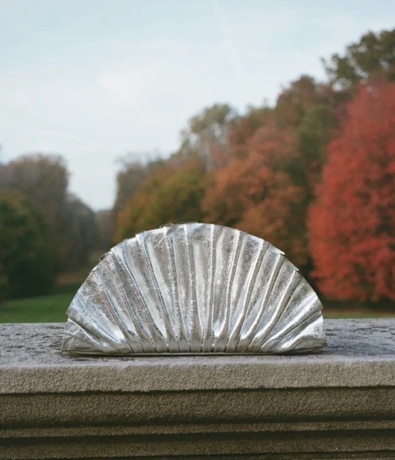 Bags-Cult Gaia Nala Mini Clutch in Silver