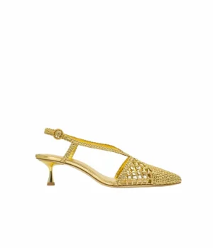 Heels & Pumps-Studio Amelia Nexus 50 Heel in Gold