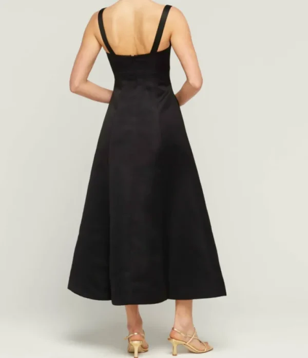 Dresses-Mode Sportif Odette Midi Dress in Ebony