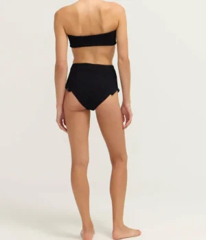 Swim & Resortwear-Hunza G Osiris Frill Bikini in Black