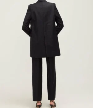 Jackets & Outerwear-Beare Park Oversized Blazer in Navy
