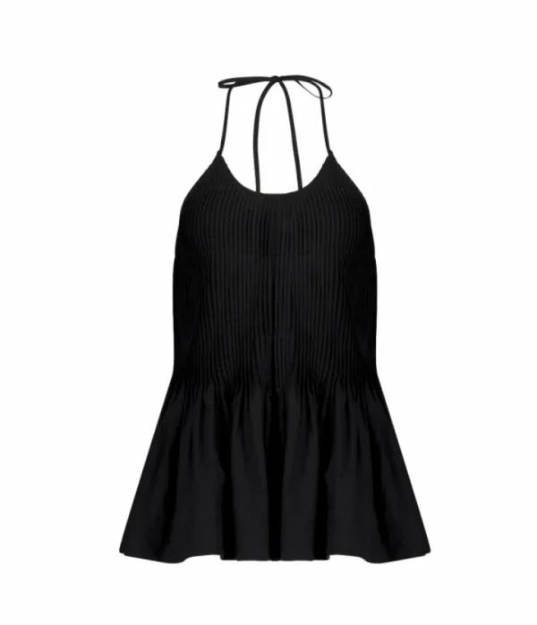 Tops-MARLE Paisley Top in Black