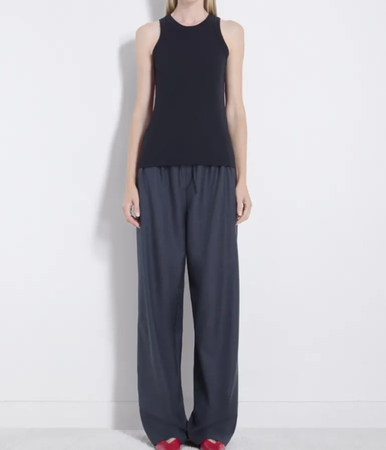 Tops-Loulou Studio Poso Tank Top in Black