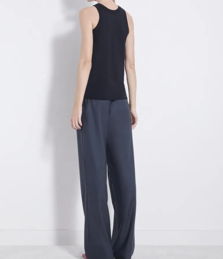 Tops-Loulou Studio Poso Tank Top in Black