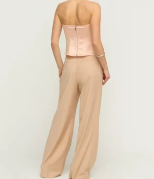 Tops-Anna October Raya Bodice Top in Peach