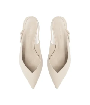 Heels & Pumps-Studio Amelia Razor Pointed Heel in Stone