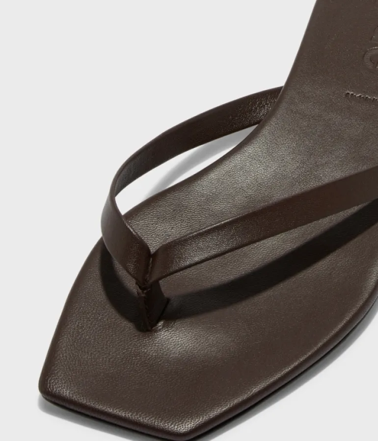 Flat Sandals-Aeyde Renee Nappa Sandal in Moka
