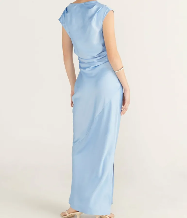 Dresses-Wynn Hamlyn Rina Maxi Dress in Sky Blue