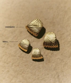 Earrings | Jewellery-Missoma Ripple Stud Earrings in Gold