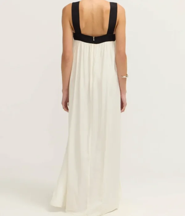 Dresses-Solaqua Rocco Full Length Dress in Ivory