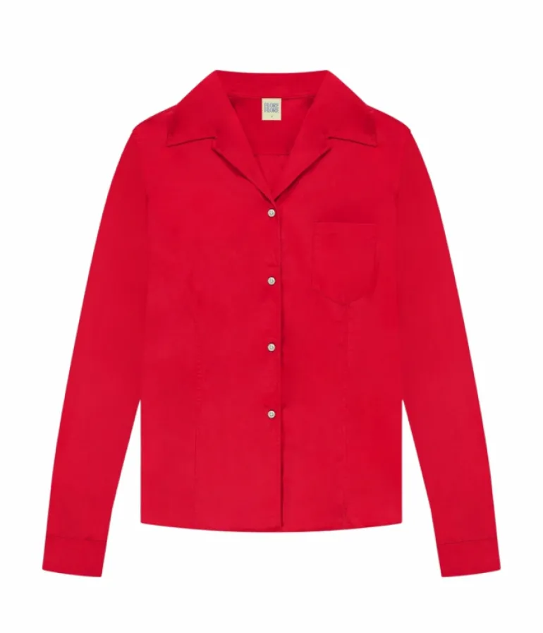 T-shirts & Tanks-Flore Flore Rosie Shirt in Red