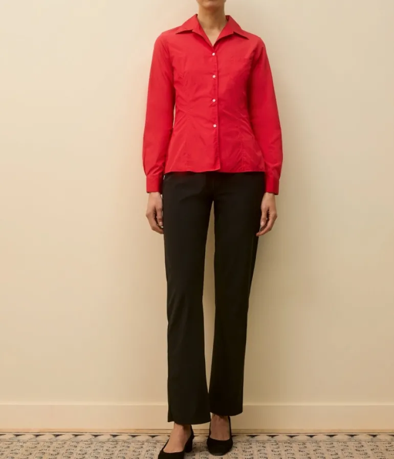 T-shirts & Tanks-Flore Flore Rosie Shirt in Red