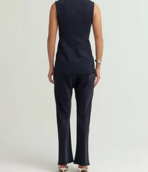 Jackets & Outerwear-A.Emery Ryde Sleeveless Jacket in Midnight