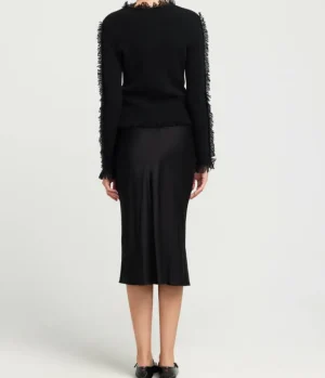 Skirts-Mode Sportif Saagneta Slip Skirt in Black