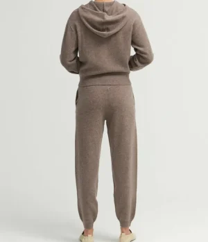 Loungewear | Knitwear-Samsoe Samsoe Sacharlotte Knit Pants in Grey Blue Melange