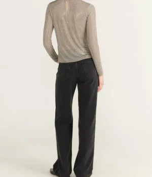 Tops-Samsoe Samsoe Samagda Dimante Top in Light Grey