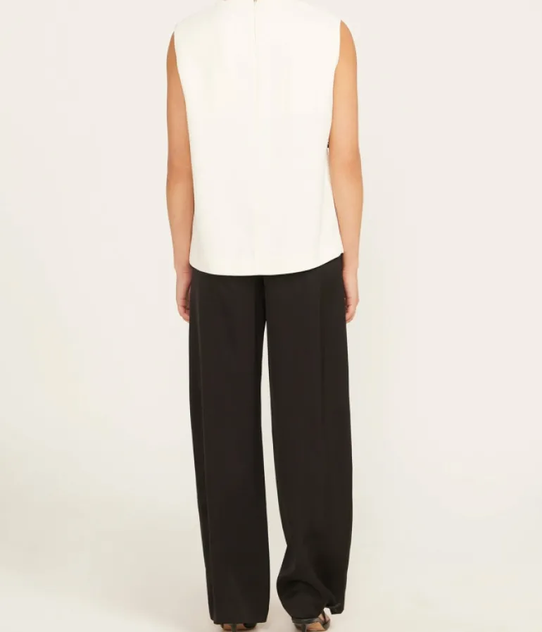 Tops-Loulou Studio Sambac Sleeveless Top in Ivory