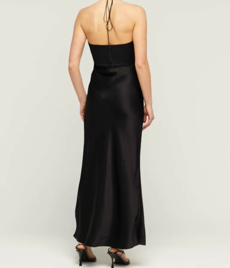 Dresses-Mode Sportif Sarah Halter Midi Dress in Black