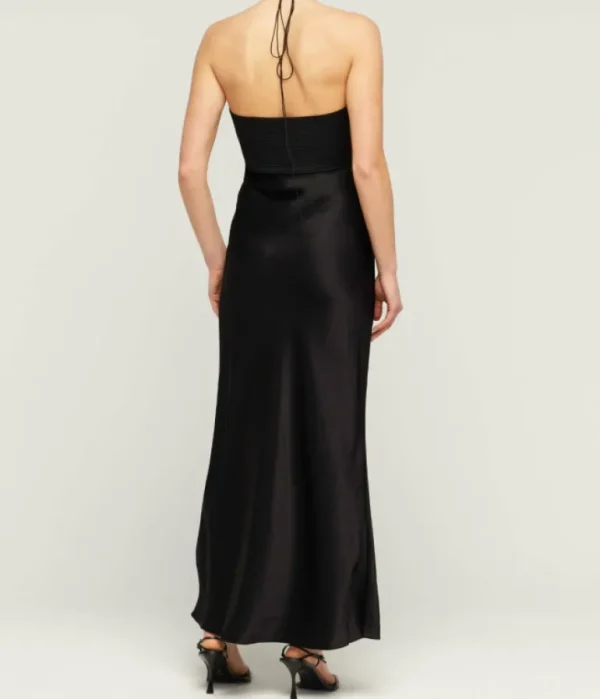 Dresses-Mode Sportif Sarah Halter Midi Dress in Black