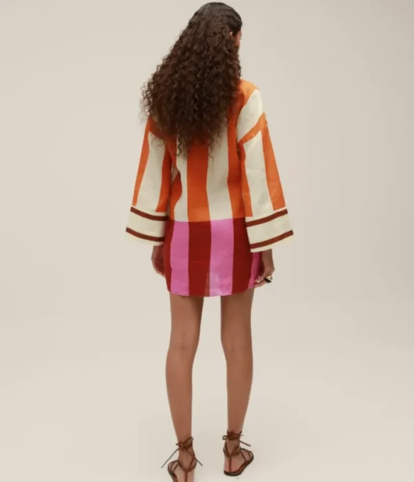 Dresses-Cala De La Cruz Siena Mini Dress in Bengal Multi