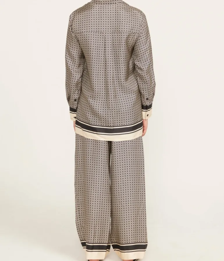 Pants-Esse Studios Signat Silk Gathered Pants
