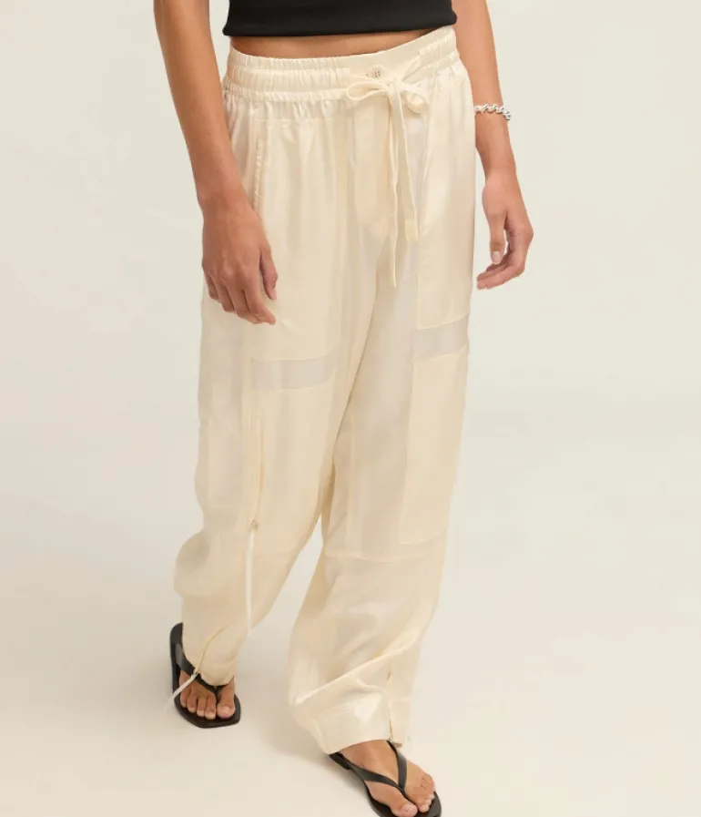 Pants-Lee Mathews Simone Pant in Chalk