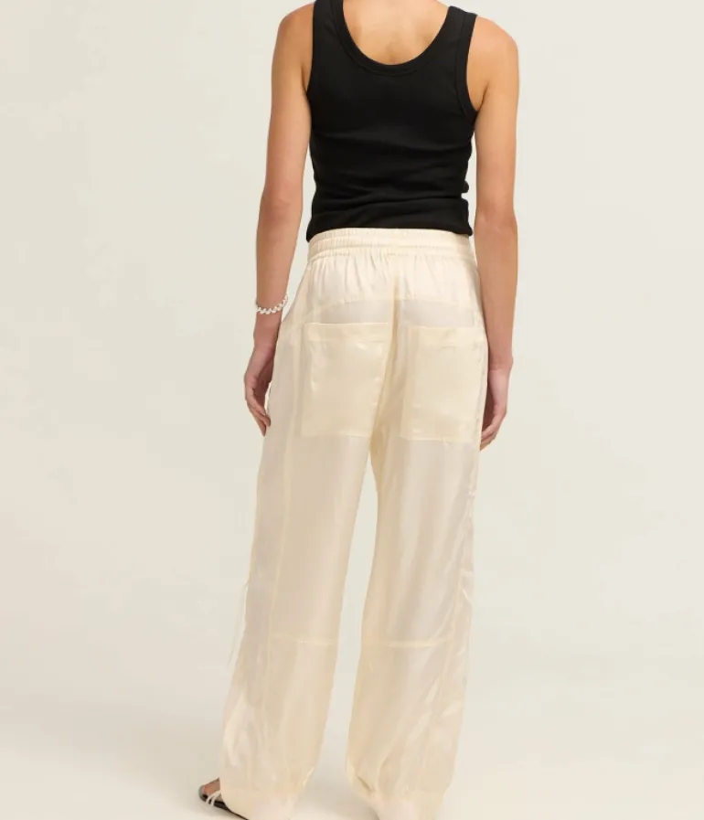 Pants-Lee Mathews Simone Pant in Chalk