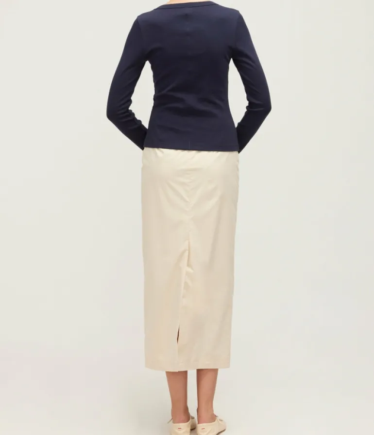 Skirts-Wynn Hamlyn Sophia Maxi Skirt in Bone