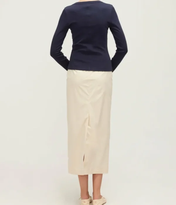 Skirts-Wynn Hamlyn Sophia Maxi Skirt in Bone