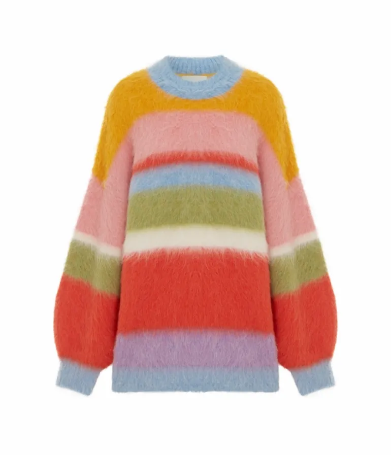 Knitwear-Alemais Sporty Sweater in Multi