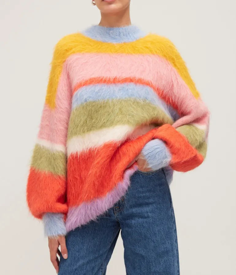 Knitwear-Alemais Sporty Sweater in Multi