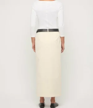 T-shirts & Tanks-Flore Flore Steffie Boatneck Tee in White