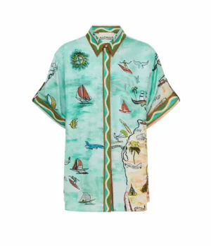 Tops-Alemais Swell Shirt in Multi