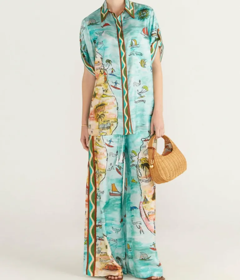 Tops-Alemais Swell Shirt in Multi