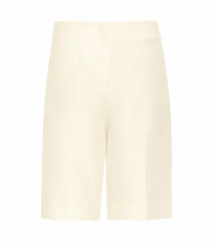 Shorts-Beare Park Tailored Short in Ivory