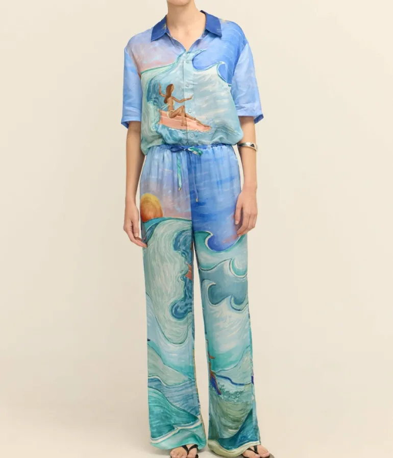 Pants-Roame Taj Pant in Apres Surf