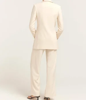 Jackets & Outerwear-Solid and Striped The Harlow Blazer in Clay