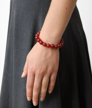 Jewellery | Bracelets-Lie Studio The Mary Bracelet in Red Carnelian