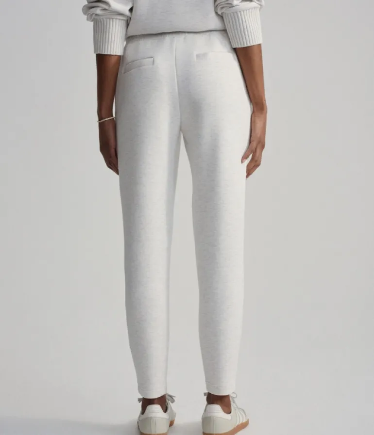 Loungewear-Varley The Slim 25 Pant in Ivory Marle