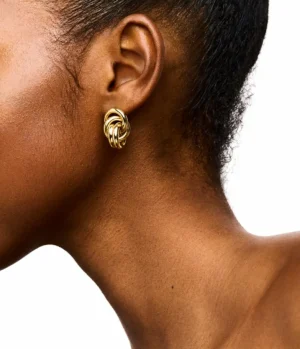 Jewellery | Earrings-Lie Studio The Vera Earrings in Gold