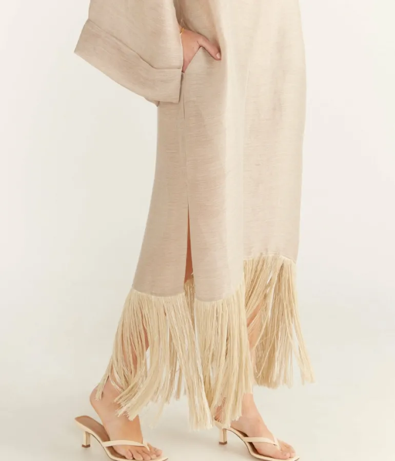 Dresses-Taller Marmo Tigris Dress in Ecru